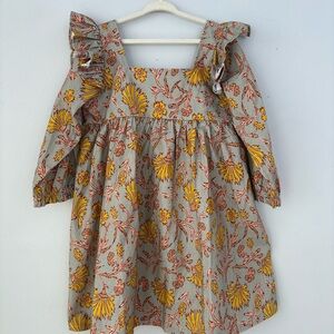 NWOT Alice & Ames Long Sleeve Stella Dress in Marigold